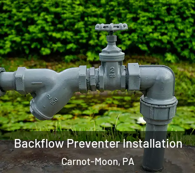  Backflow Preventer Installation Carnot-Moon, PA