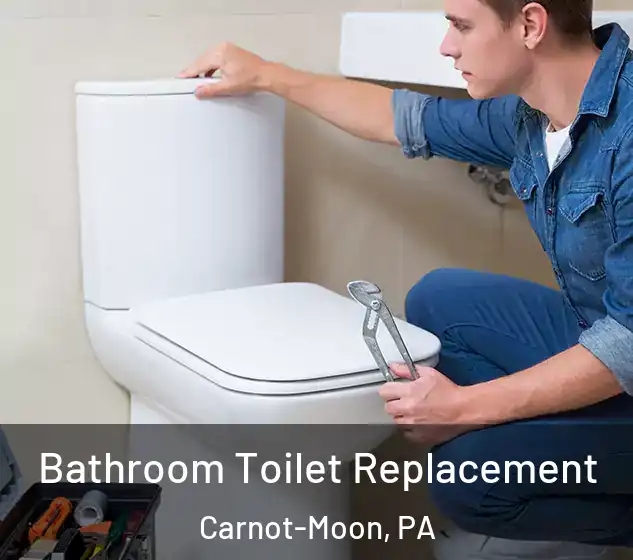  Bathroom Toilet Replacement Carnot-Moon, PA