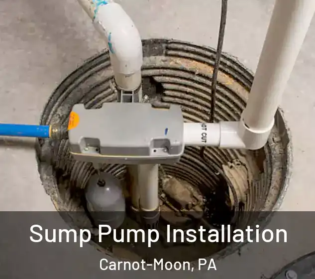  Sump Pump Installation Carnot-Moon, PA